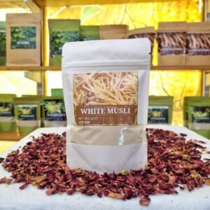 White musli powder